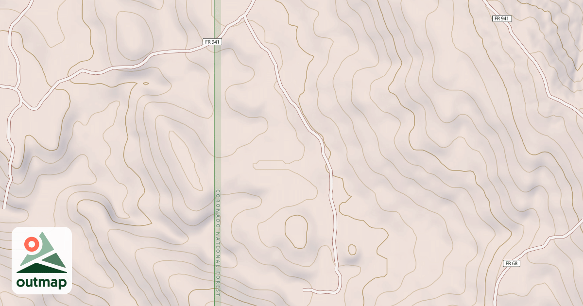Map of USFS National Forest System Roads {F8380E4B-5221-4990-9370-0CE4A7F27884}
