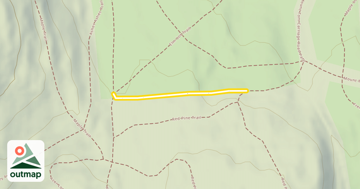 Map of Elm Lot Trail