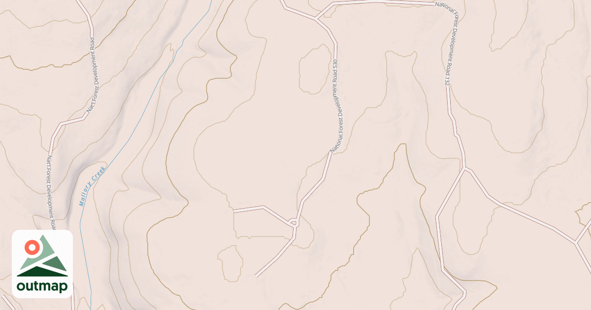 Map of USFS National Forest System Roads {362A2D1E-196F-4FC3-B310-3ABE7D68837C}