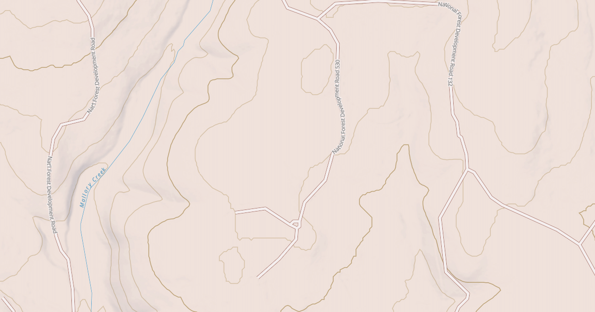 Map preview of USFS National Forest System Roads {362A2D1E-196F-4FC3-B310-3ABE7D68837C}