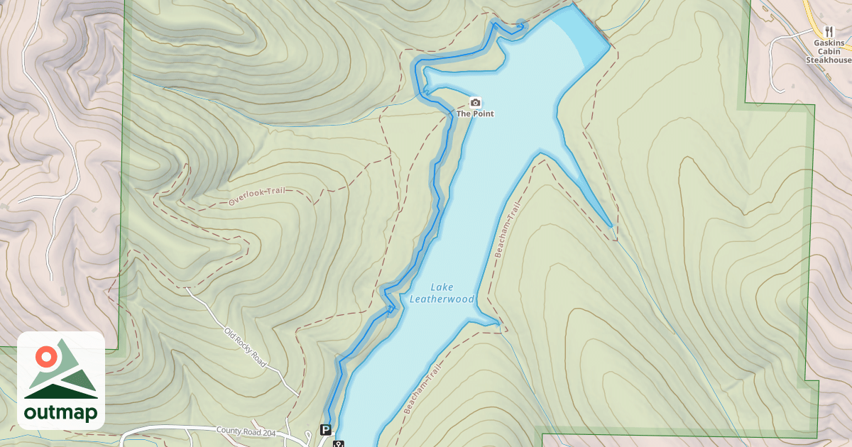 Map of Fuller Trail