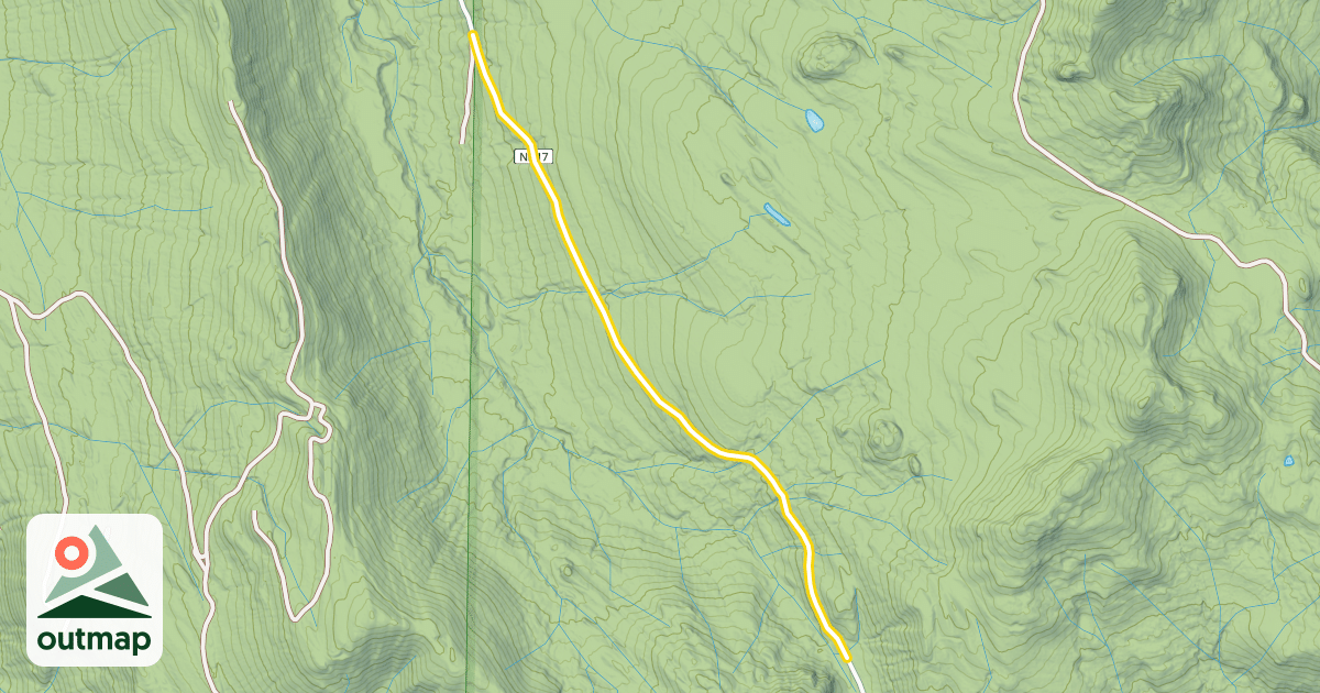 Map of Finney-Cumberland Road