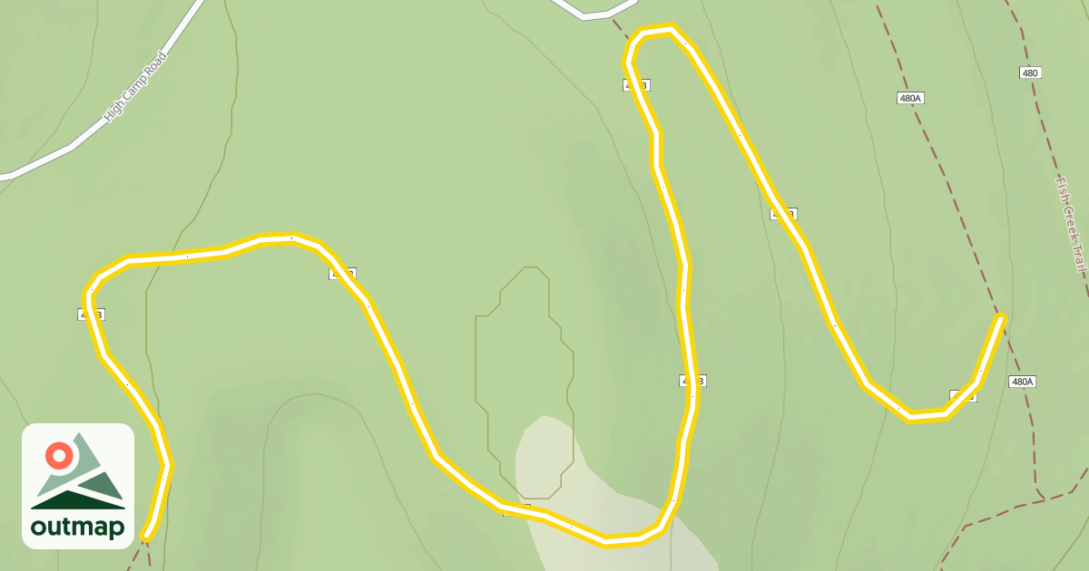 Map of Cabin Trail
