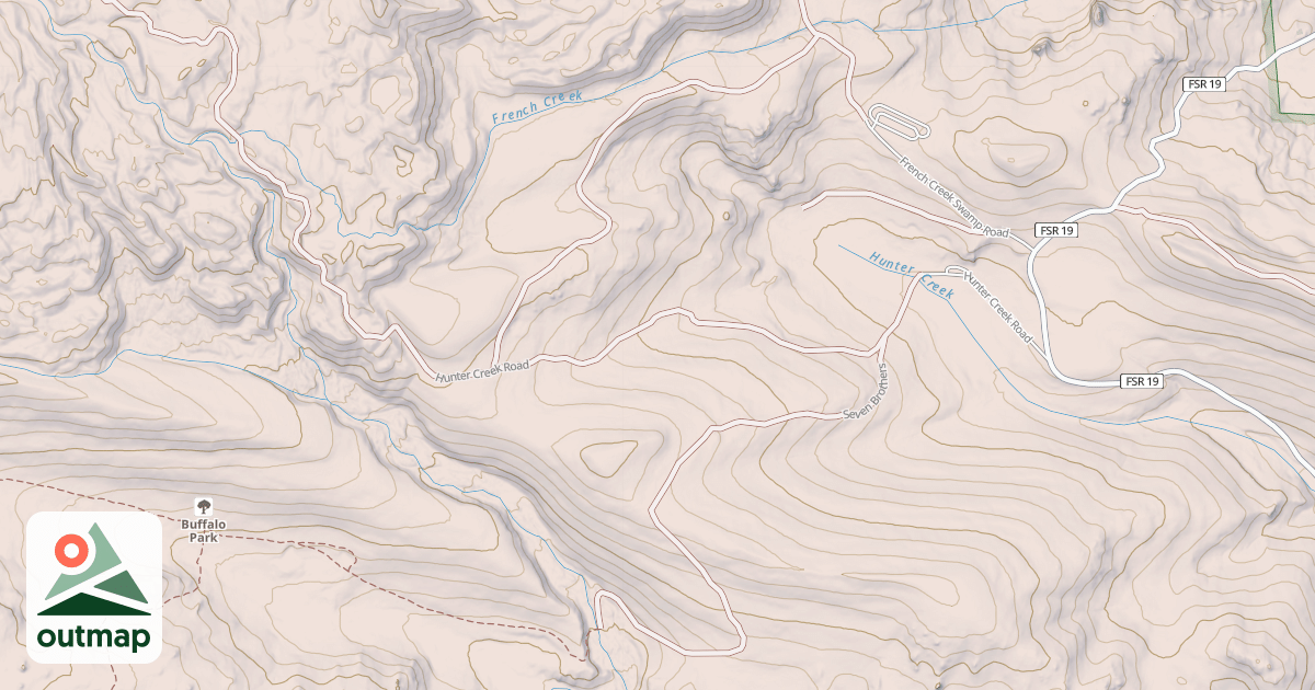 Map of SEVEN BROTHERS
