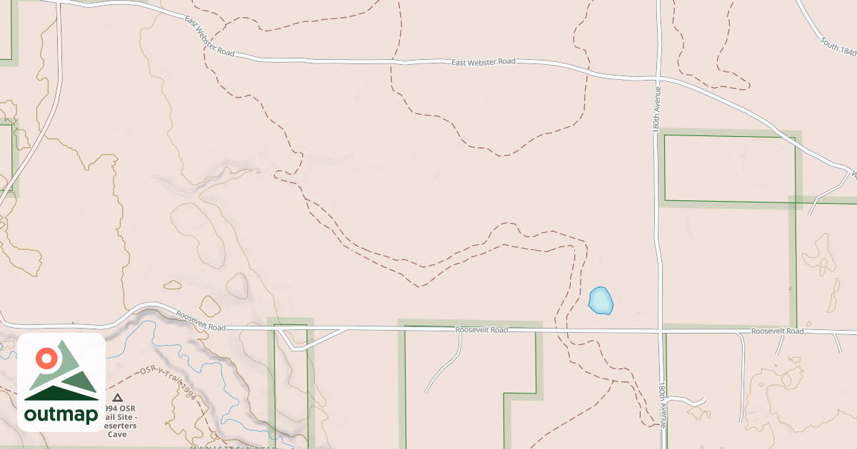 Map of HORSESHOE MOTORCYCLE TRAIL