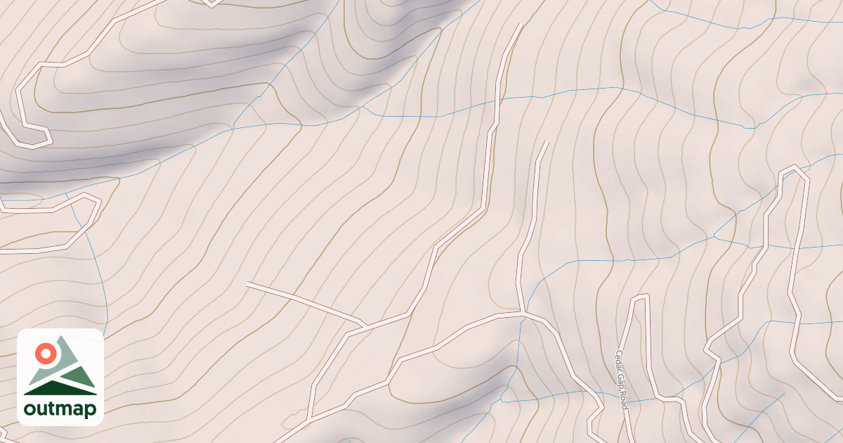 Map of CEDAR GAP
