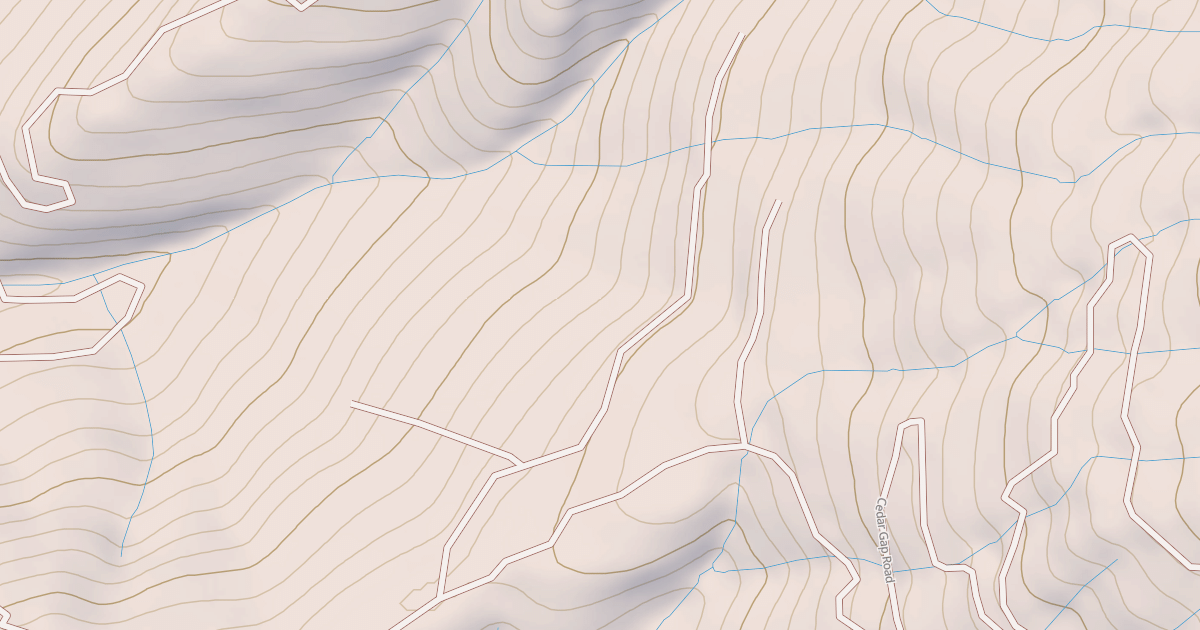 Map preview of CEDAR GAP