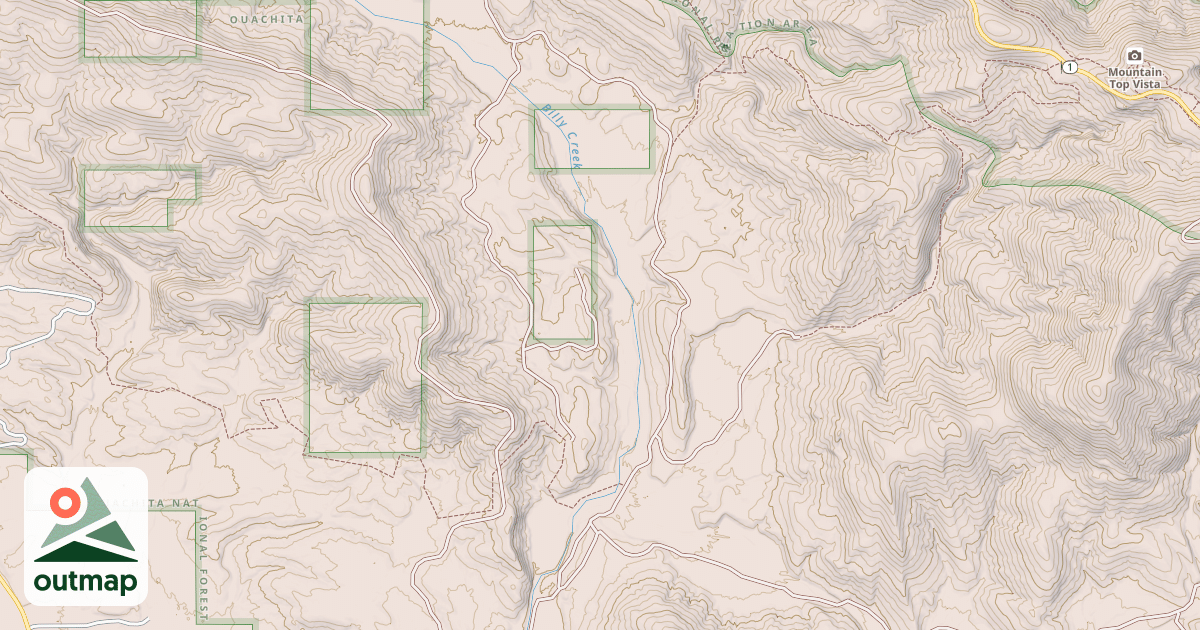 Map of MERIDIAN SPUR