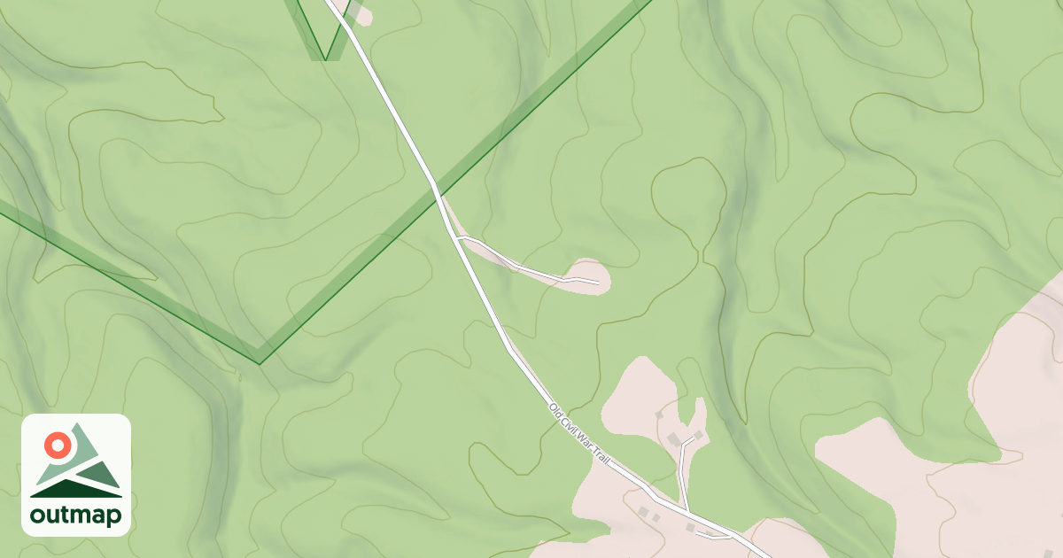 Map of BIG RUN RD (OLD CIVIL WAR TR)