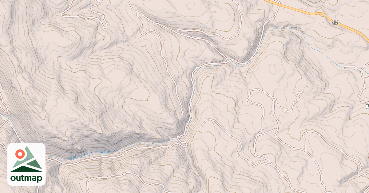 Map of 2646 Road Snowmobile