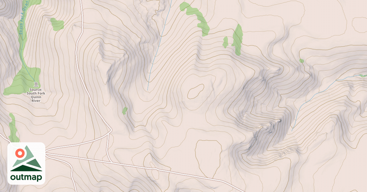 Map of QUINN  PASTURE SPUR B
