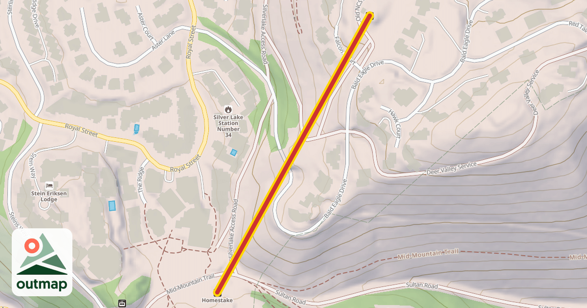 Map of Homestake Express