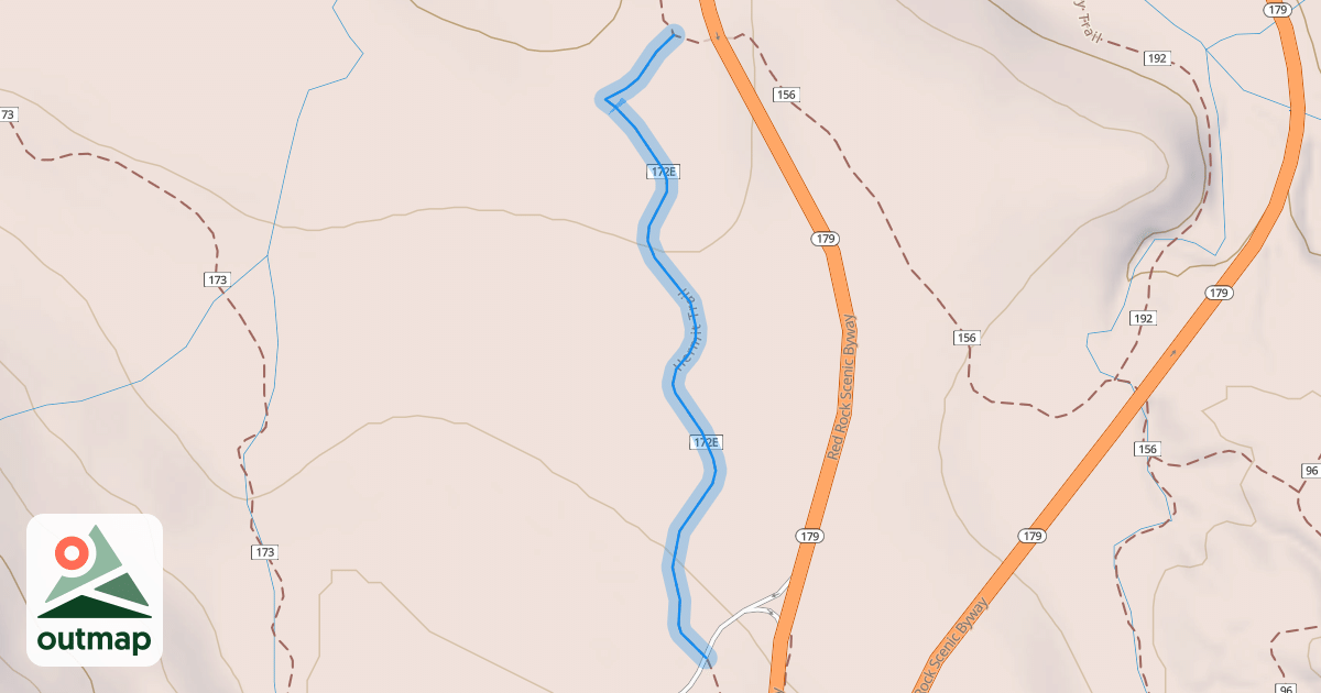 Map of Hermit Trail