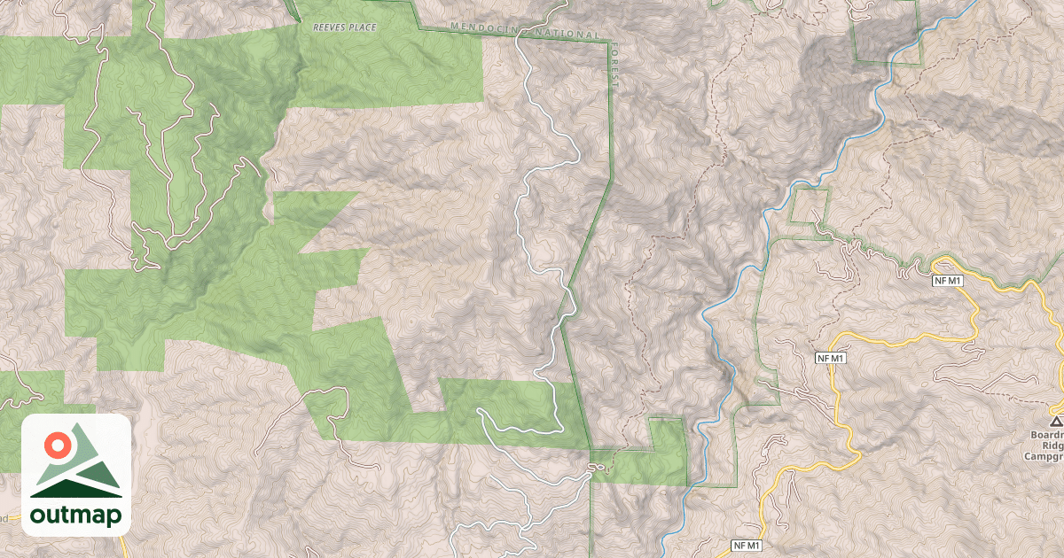Map of BLANDS COVE