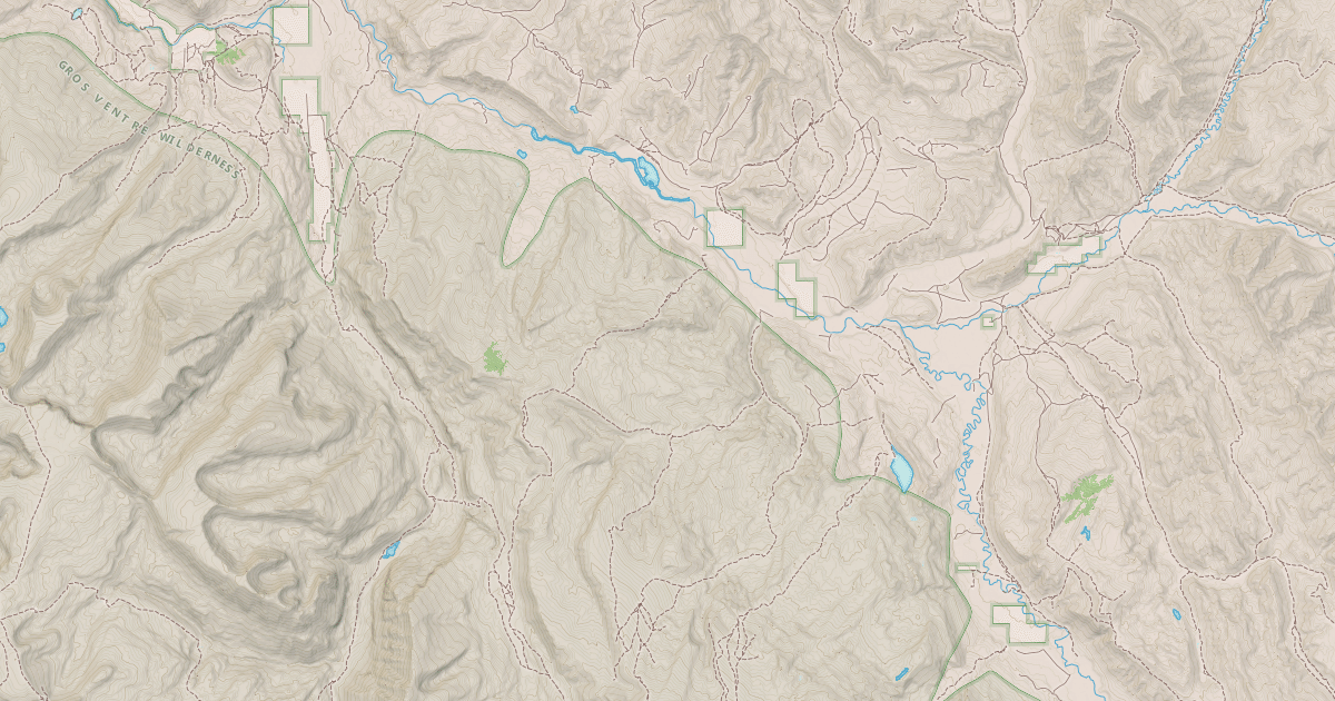Map preview of GROS VENTRE