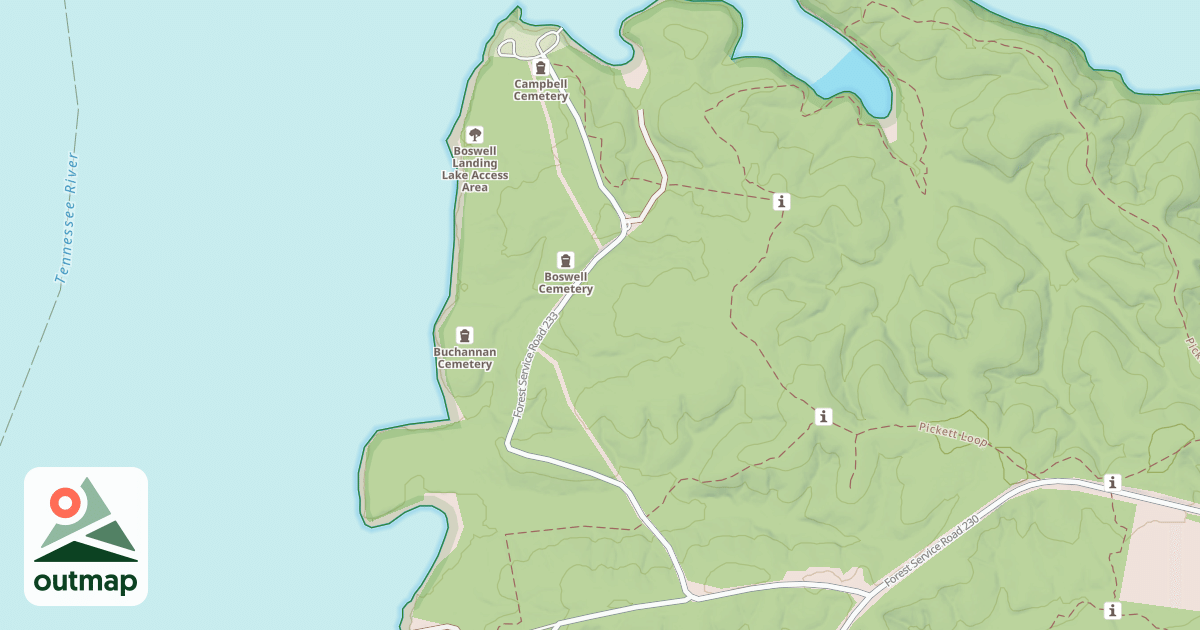 Map of BOSWELL LANDING ROAD