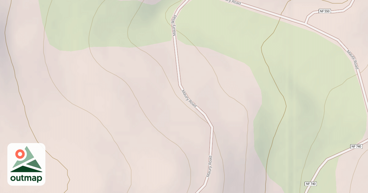 Map of USFS Motor Vehicle Use Map Roads {6450A3A6-980F-43A9-AA8C-604767C194C5}