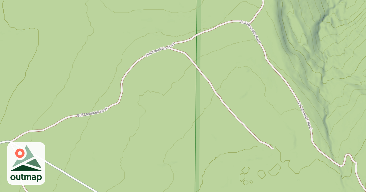 Map of BULL MOUNTAIN