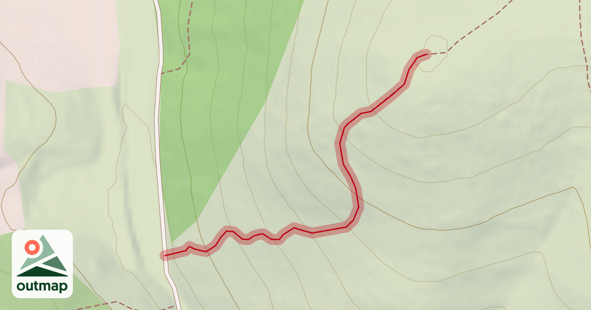 Map of La Descente de Valcrozes