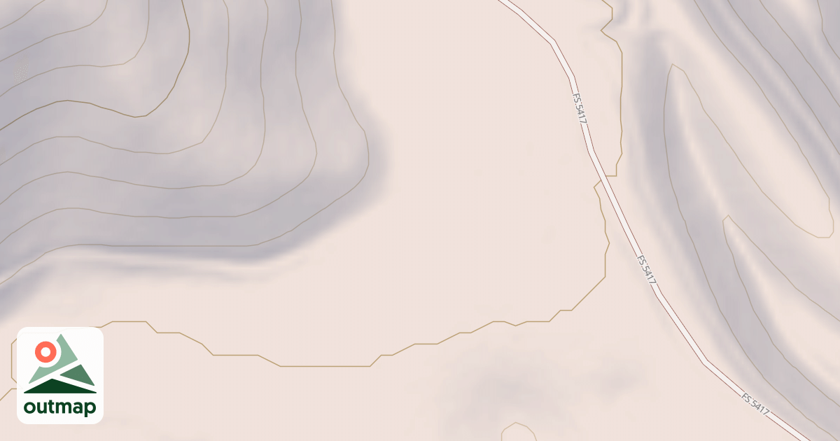 Map of COW SPUR