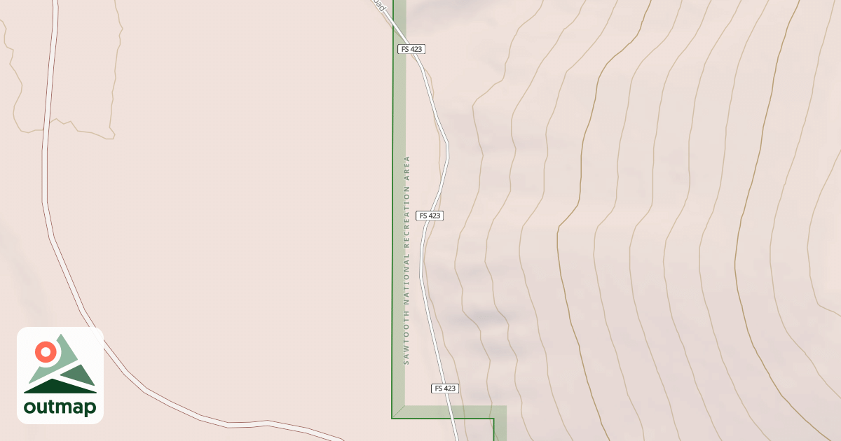 Map of Basin Butte Lookout