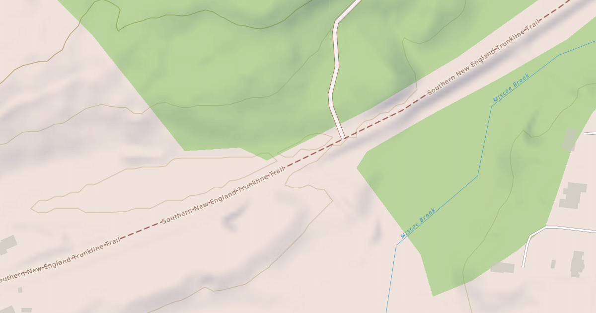 Map preview of Southern New England Trunkline Trail