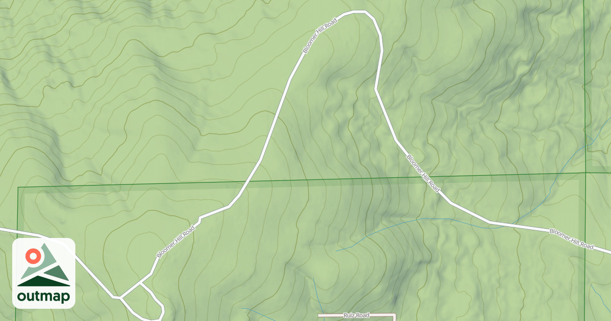 Map of BLOOMER HILL