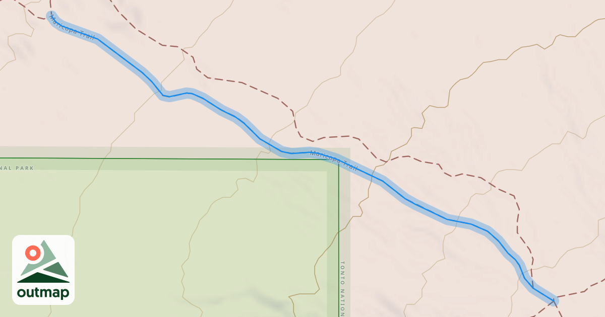 Map of Maricopa Trail