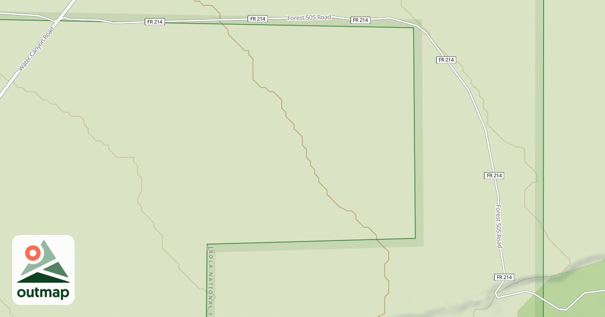 Map of USFS National Forest System Roads {E983110D-DA3E-4B0F-AFED-1E5D9FF0BB7C}