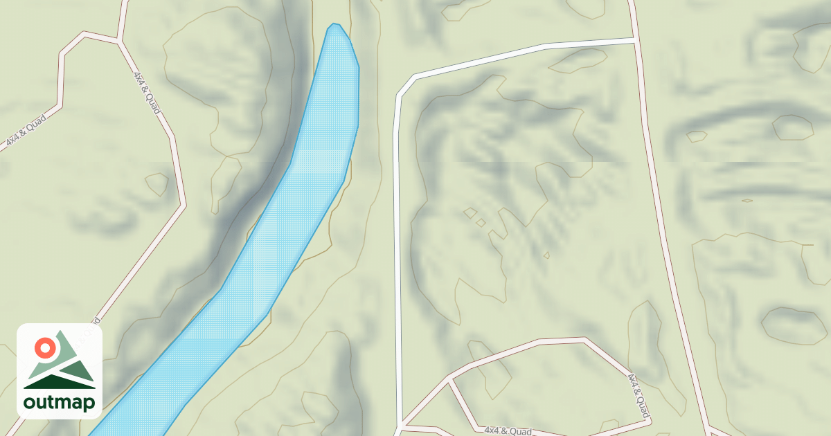 Map of Interlake State Recreation Area Trails