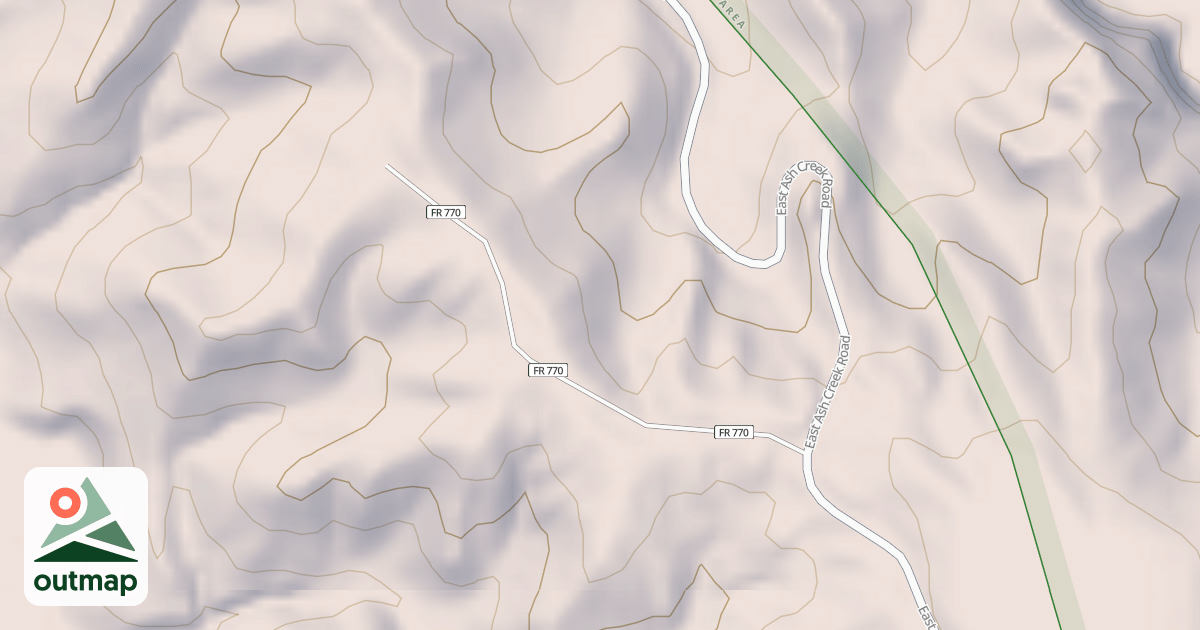 Map of USFS National Forest System Roads {8EFEA149-8441-41EB-95CF-7B86108D64B4}