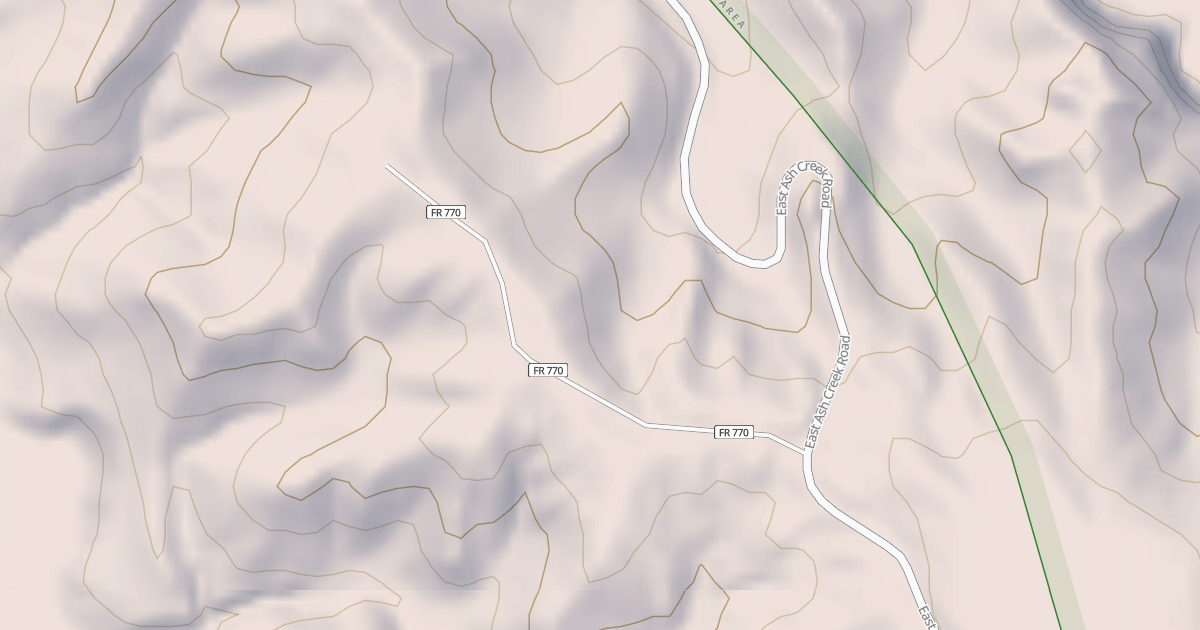 Map preview of USFS National Forest System Roads {8EFEA149-8441-41EB-95CF-7B86108D64B4}