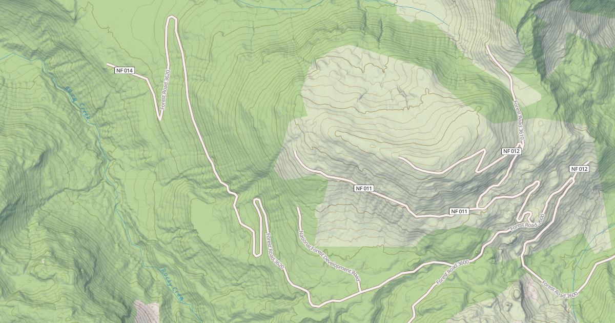 Map preview of GROUSE BUTTE SNOWMOBILE 3620