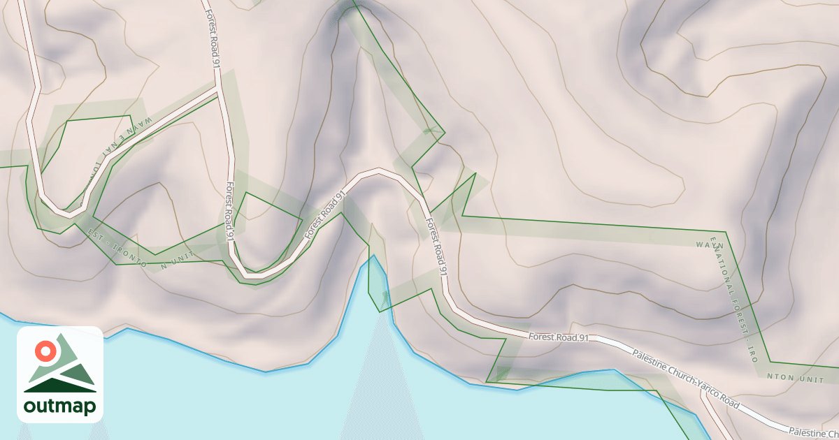 Map of IR TIMBRE RIDGE