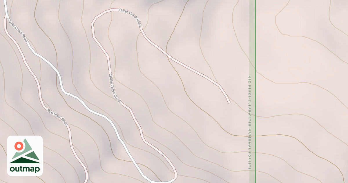 Map of CLARKS CREEK