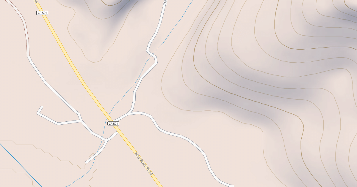 Map preview of BLUE SLIDE CREEK