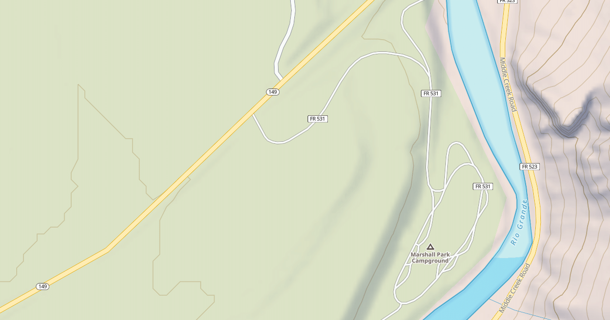 Map preview of MARSHALL PARK CG ROAD