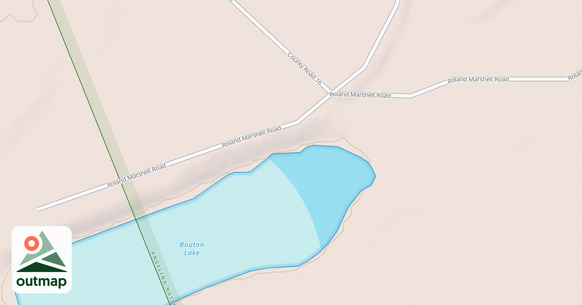 Map of BOUTON LAKE SPUR