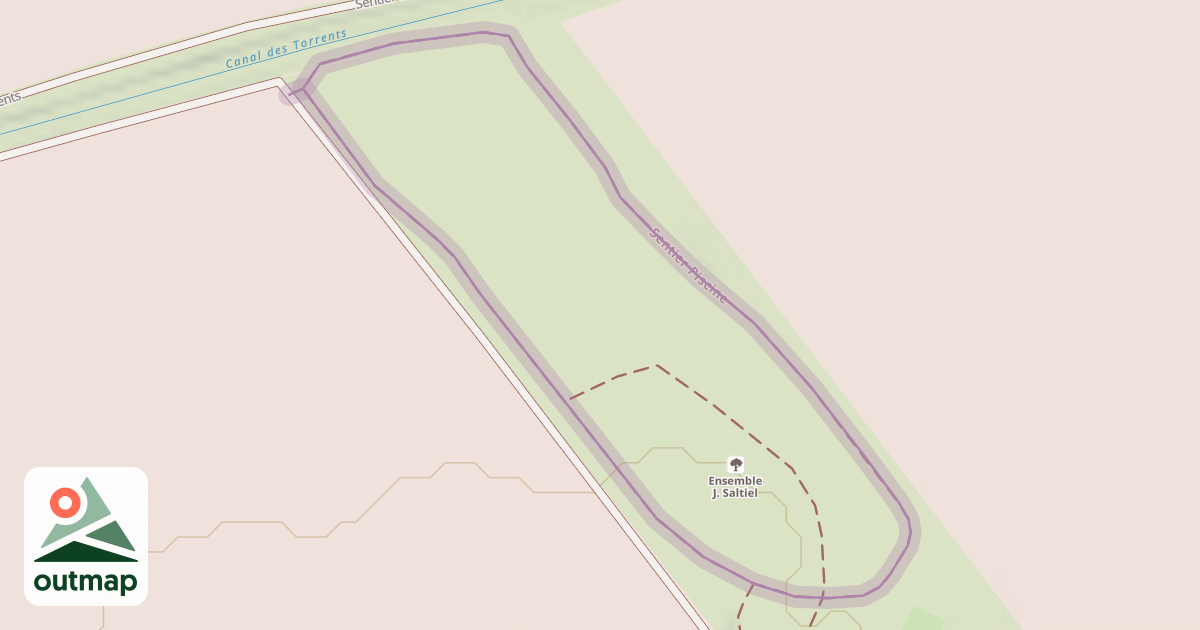 Map of Sentier Piscine