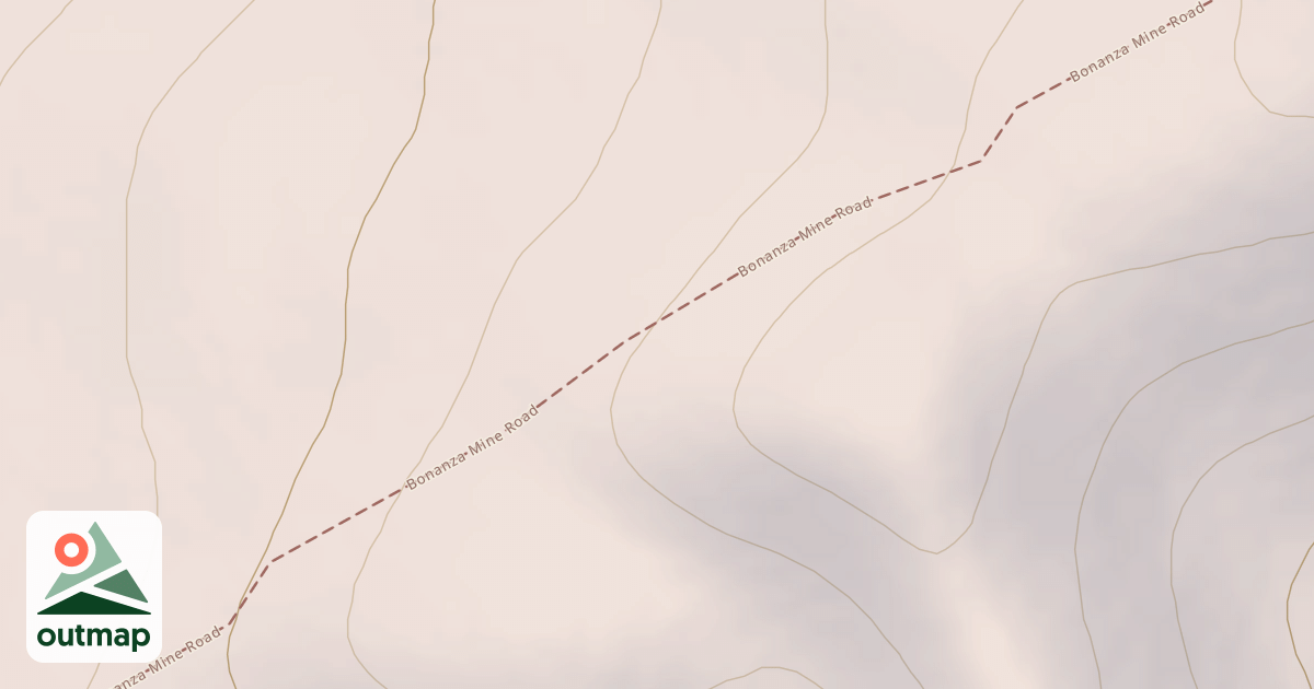 Map of Bonanza Mine Trail
