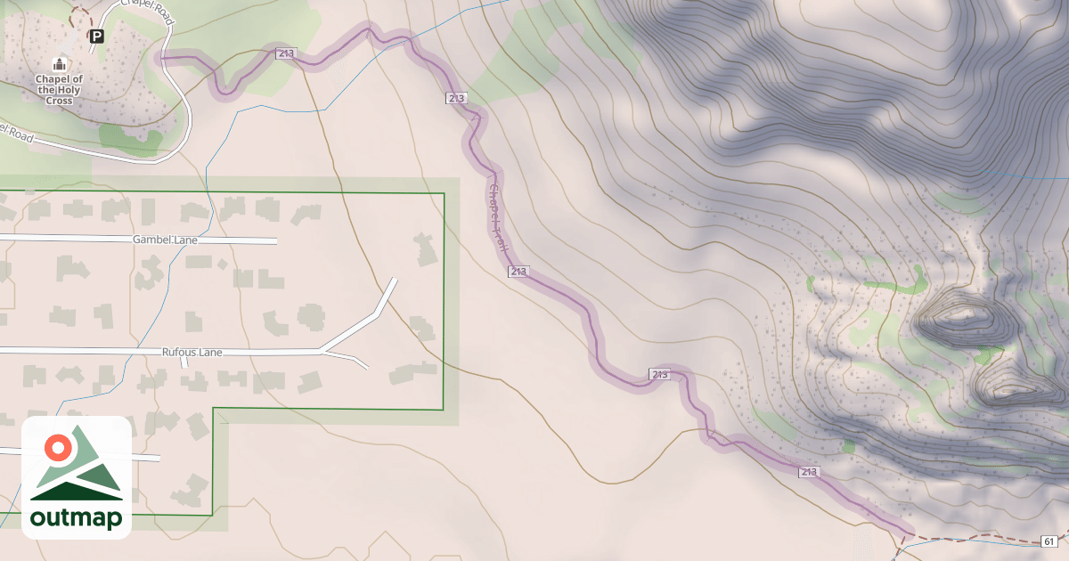 Map of Chapel Trail