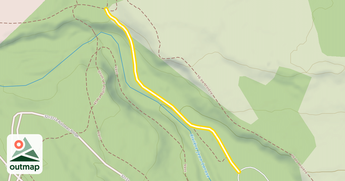 Map of 32+33 Le Ruisseau Rouge
