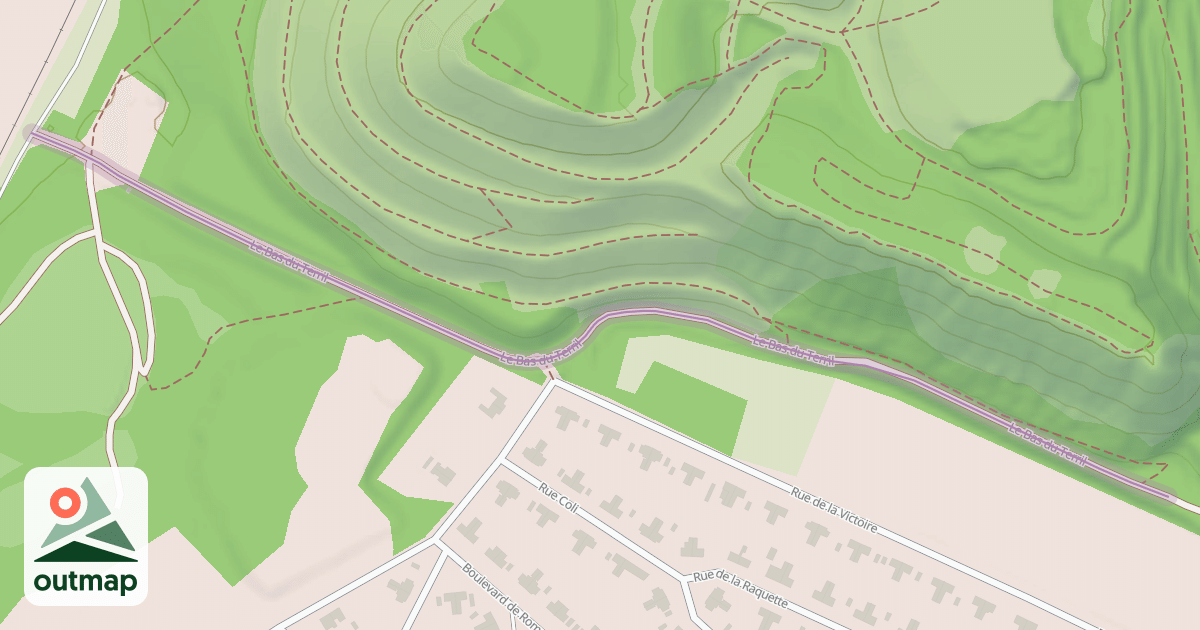 Map of Le Bas du Terril