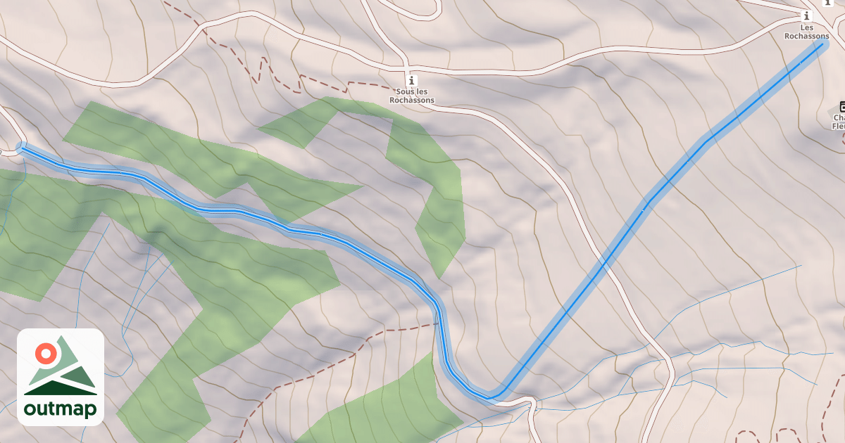Map of Chaux Fleurie