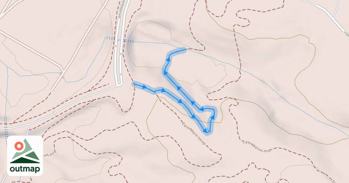Map of East Main Loop
