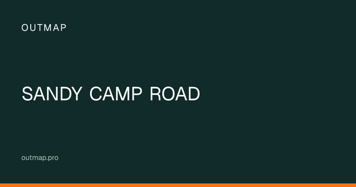 Map of SANDY CAMP ROAD