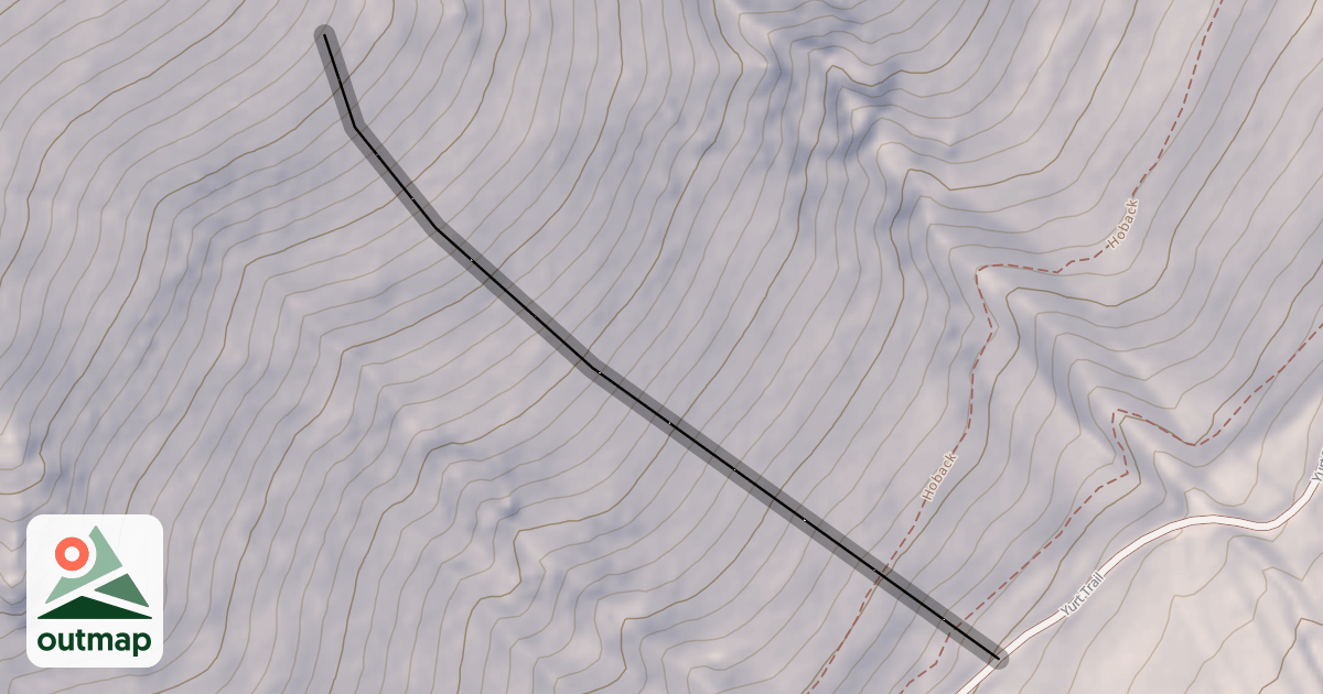 Map of North Hoback
