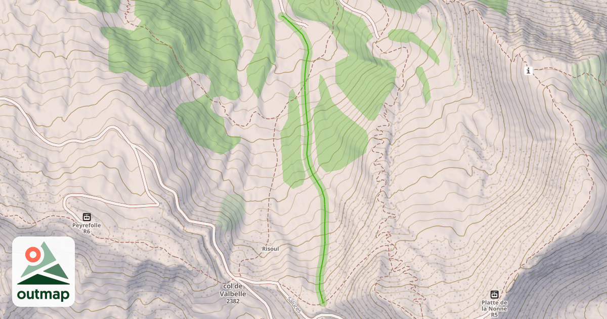 Map of Lievre