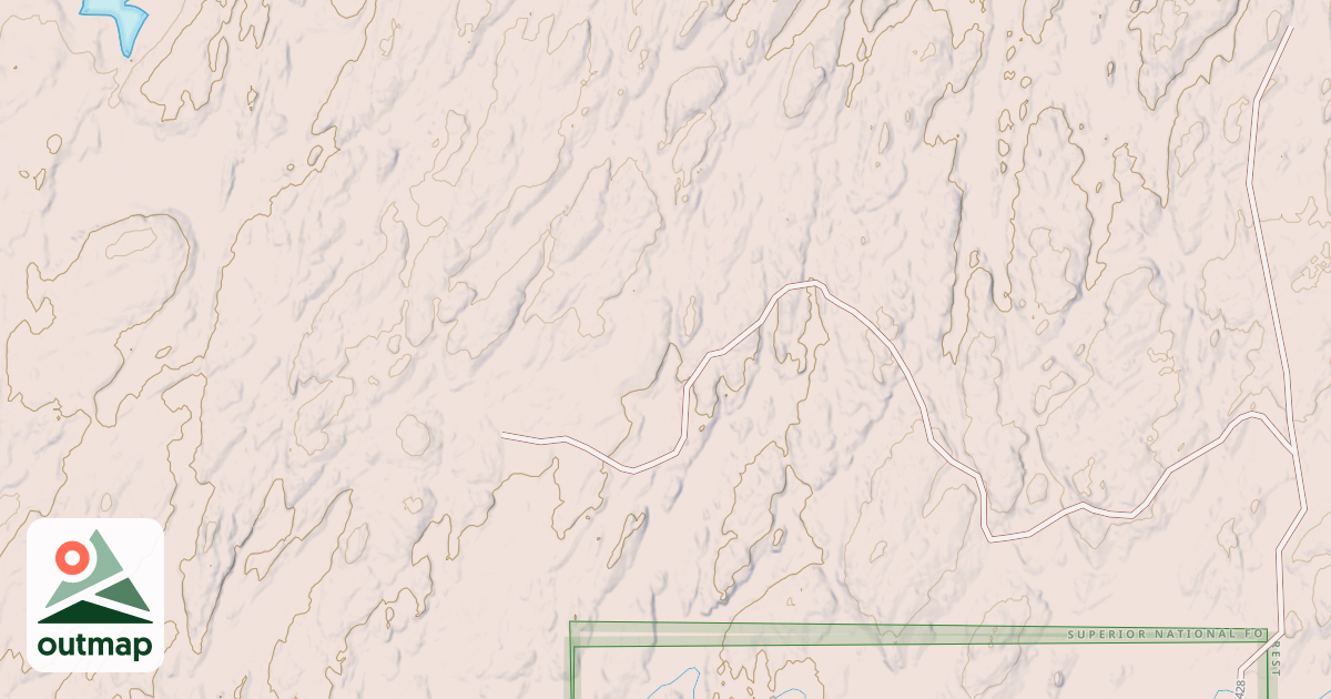 Map of Birch Lake