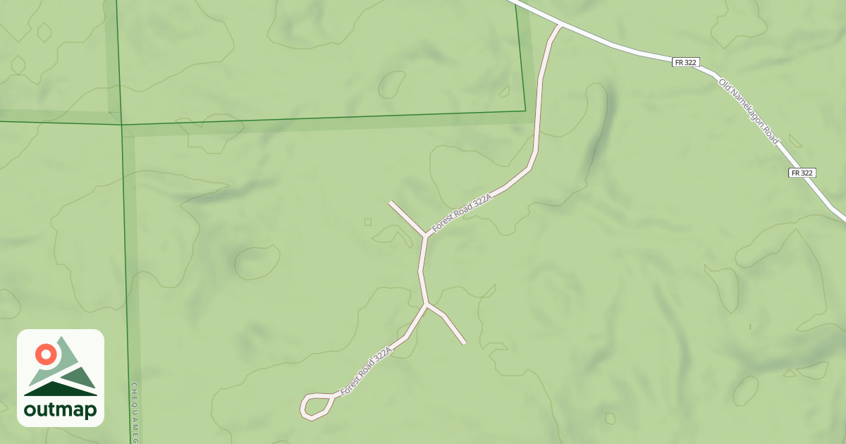 Map of FR 322A